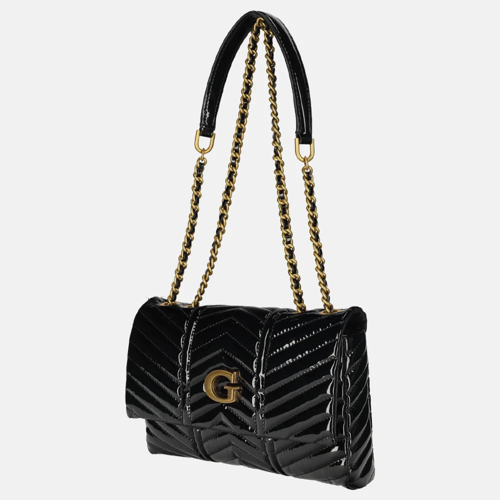 Guess Lovide schoudertas lak black